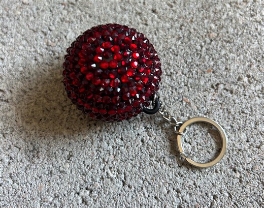 Bedazzled Crystal Magic Ball Keychain - Etsy