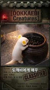 [한국어 버전] 떡볶이 도깨비의 변신!🌟| #도깨비 #떡볶이 #족제비 #궁중떡볶이 #페이크다큐