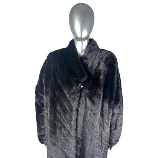 Black MINK Directional Coat, MAXIMILLIAN, Size L, Certified Vintage Fur W/storage Bag and Appraisal - Etsy