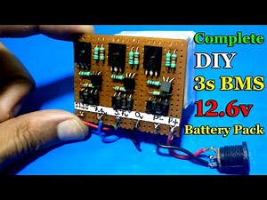 How To Make DIY 3s BMS 12v Battery | 3s 12v BMS Battery Circuit Connection | Make 3s BMS Circuit
