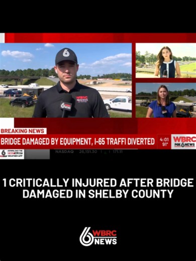 Shelby County Bridge Damage: 18-Wheeler Hits I-65 Bridge, 1 Injured