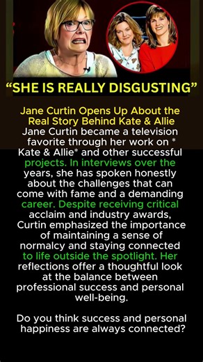 Jane Curtin Opens Up About the Real Story Behind Kate & Allie
