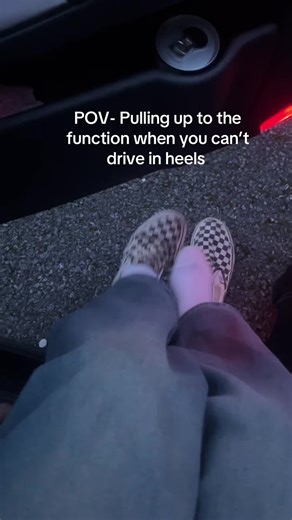 Struggling to Drive in Heels: A Relatable Experience