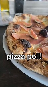 Would you try this fig prosciutto blue cheese pizza