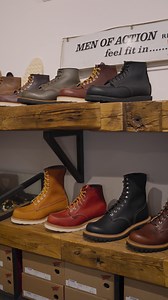 TOUGH BOOTS! Here’s a little array of our „sturdy“ winter boots! Although you can perfectly wear most styles from our collection during the roughest winter days, we’ve got a few boots that might even go a little further. Equipped with slip resistant Vibram Lug Soles, we’ve got the Roughnecks and Loggers in two colorways each that offer maximum stability even on extremely slippery surfaces. Then, there’s also our fully insulated 8864 Gore-Tex Moc that will keep your feet cozy & warm even with tem