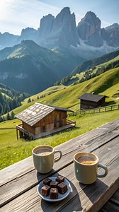 8.8K views · 155 reactions | Two cups, one view, zero complaints ️ | Nature Therapy | Facebook