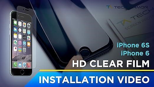Tech Armor HD PET iPhone 6\/7\/8 Installation Video