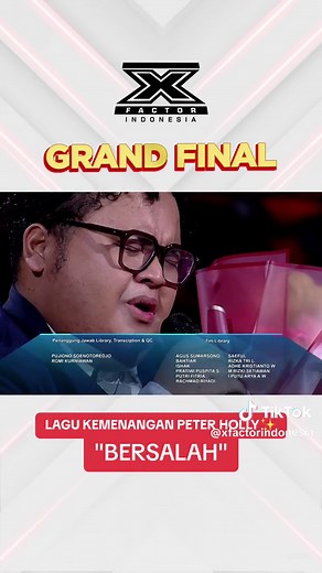Selamat Peter Holly: Pemenang X Factor Indonesia Season 4
