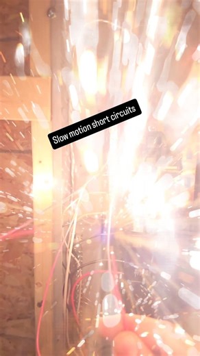 steven | Just some slow motion short circuits #electricianofinstagram #electrician_life #donttrythisathome | Instagram