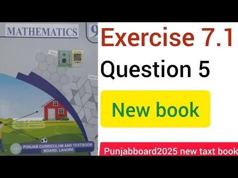 Class 9 math chapter 7 exercise 7.1 question 5 $$ new textbook 2025 $$ Punjabboard2025 $$ 9th unit7