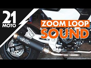 Zoom Exhaust Honda Grom 2025 Full System Low Mount SOUND CHECK