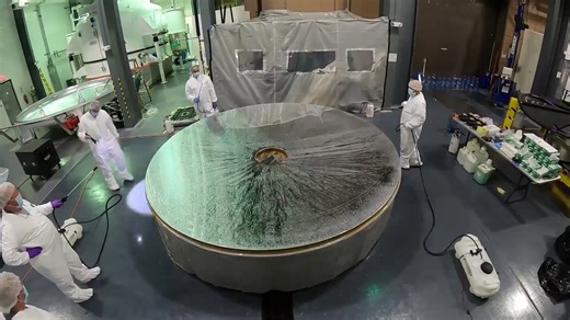 High atop the summit of Haleakala, the U.S. Department of Defense (DoD)'s largest telescope just received a critical mirror recoat. Learn more about the Advanced Electro-Optical System, AEOS and it's space domain awareness mission: https://bit.ly/AFRLAFMOS #AFResearchLab | #AFRLSpace | #SpaceTech | Air Force Research Laboratory - AFRL