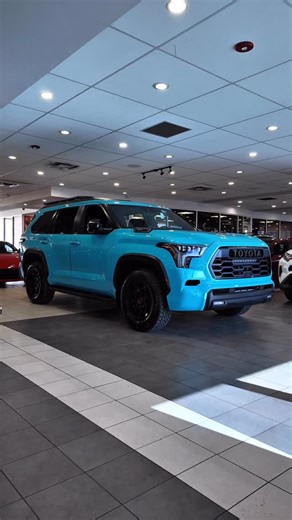 Fox Toyota of El Paso on Instagram: "2026 Toyota Sequoia TRD Pro in Wave Maker blue. Now available at Fox Toyota of El Paso."