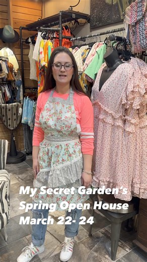 YES we are OPEN and waiting for you to come and enjoy our Spring Open House! Friday through Sunday, March 22 to 24 | My Secret Garden