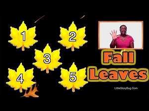 Counting Fall Leaves - Littlestorybug