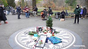 Forty years later, fans gather in Central Park to grieve, honor John Lennon