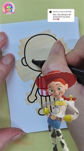 Jessie Toy Story Tocaboca Drawing #paperdiy #howto