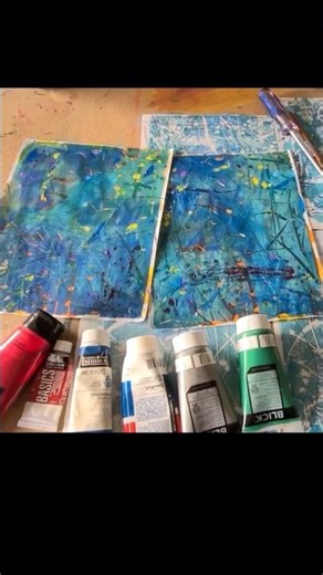 Monotype printmaking tutorial anyone can easily do.