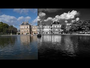 Incroyable Transformation D'une photo de jour en Noir et Blanc Dramatique
