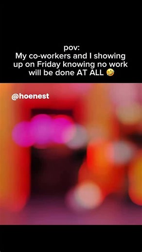 Hoenest on Instagram: "pov: My co-workers and I showing up on Friday knowing no work will be done AT ALL 🤣 #dragrace #reels #funny #workmoments #viral workaholic Fridays in the workplace often feel like a collective sigh of relief, where the focus shifts from tight deadlines to the looming weekend. As "“nternal clocks"”sync up for the countdown to 5:00 PM, complex projects are usually shelved in favor of clearing out easy emails or organizing desks. This phenomenon, often called "“uiet quitting