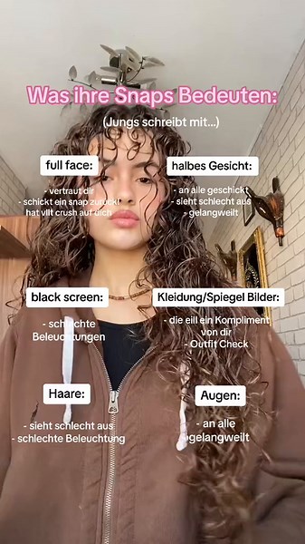 Was bedeuten ihre Snaps? Eine Erklärung für Jungs