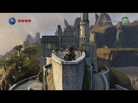 LEGO Dimensions - Lord of the Rings World - Open World Free Roam Gameplay