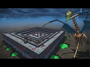 💀🦒 ALIEN GIRAFFE BLOODBATH 😱🔥 Last Survivor Challenge | Animal Revolt Battle Simulator