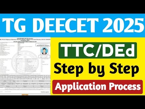 TG DEECET 2025 Application Process‪@StudentUpdates247‬