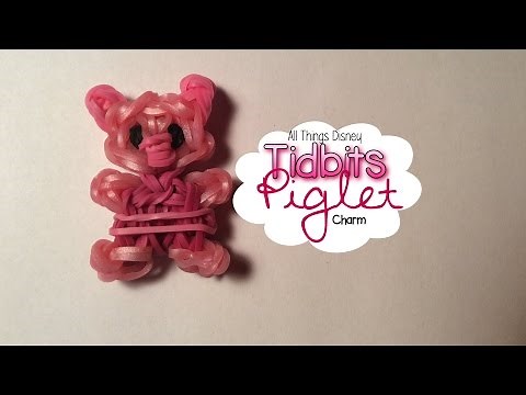 Rainbow Loom Piglet Charm | Tidbits Series