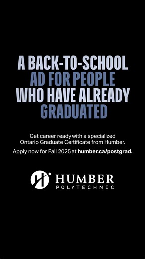 189K views | Get job-ready with Humber postgrad programs. Built for grads ready to specialize and stand out. | Humber Polytechnic | Facebook