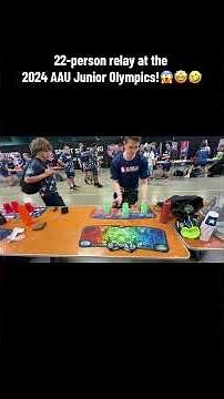 22-person relay! Which one is me?🥹🤩😱 #sportstacking #cupstacking #speedstacking #memories #fast