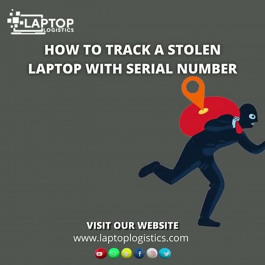 How to track a stolen laptop with serial number