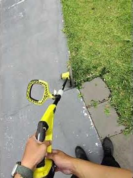How to use a Ryobi 18v Lawn edger