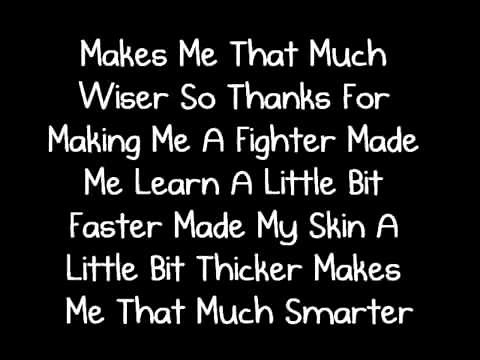 Christina Aguilera - Fighter Lyrics