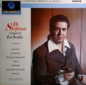 Giuseppe di Stefano with Orchestra Of La Scala Opera House, Milan - Sings At La Scala