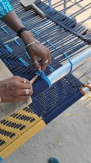 129K views · 1.1K reactions | Cot making process | kesariya Art | Facebook