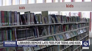 Salt Lake County library system drops late fees on books for children, teens