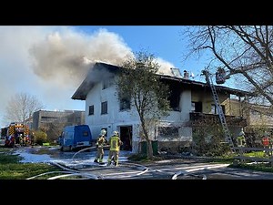 Lustenau: Brand bei Wohnhaus