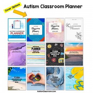 Autism Classroom Planner Organizer and Lesson Plan Book
