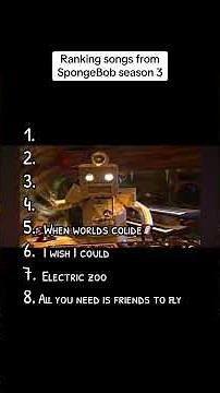 Ranking songs from SpongeBob season 3