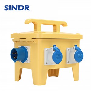 [Hot Item] Electric Box Portable Combination Distribution Box Plastic Industrial Distribution Socket Box