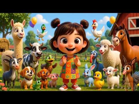Old MacDonald Funny Farm Song 🐄| Kids Nursery Rhymes 🐑🐸