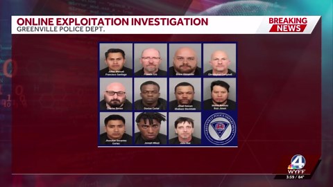 Greenville police: Child exploitation sting leads to 11 arrests, 3 ICE detainers