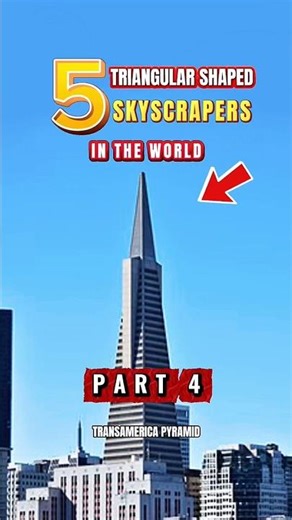 5 Triangular Shaped Skyscrapers in the World (Part 4) - Transamerica Pyramid 🏙️