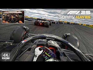 F1 Movie - Brad Pitt’s APXGP Formula 1 | British GP 100% Race | F1 25 Steering Wheel Gameplay