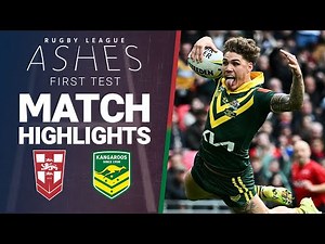 NRL Highlights | 2025 Ashes | England v Kangaroos | Match Highlights | 1st Test