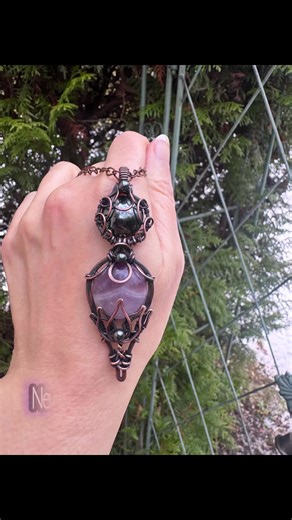 Lotus Flower Awakening Amulet: https://ravenscraftjewelry.com/shop/p/awakeningamulet #crystalhealing #yoga #meditation #lotus #buddha