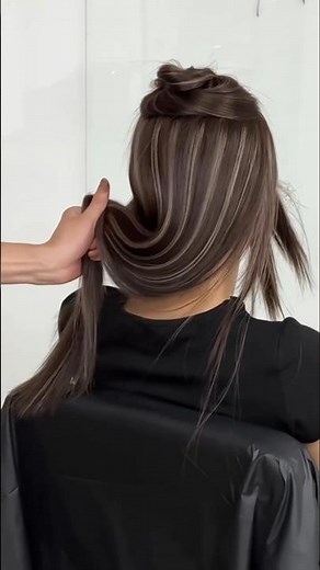 Hidden Waterfall Hair Highlights 🌿💧 Magical Hair Transformation | LifeArt Rainbow