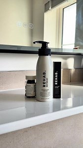 394K views | Full REHAB. Men’s Ritual in 3 Steps ⁠ ⁠ Start with Men’s Shower Milk to cleanse, hydrate, and refresh⁠ ⁠ Follow with Hair & Beard Grooming Oil to tame, nourish, and add effortless shine⁠ ⁠ Finish with Hair & Body Cologne for Him, a grounded, woody scent that keeps you feeling confident all day⁠ ⁠ Multi-step, fuss-free, and designed to work as hard as you do. Your complete grooming ritual, simplified⁠. | REHAB. your hair | Facebook