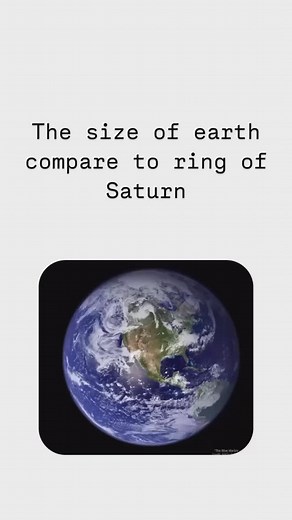 Astrophysicsmania | Saturn is significantly larger than Earth in every way. Here’s a detailed comparison: Diameters are Earth: ~12,742 km,Saturn: ~120,536 km... | Instagram